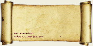 Bojin Bzenić vizit kartica